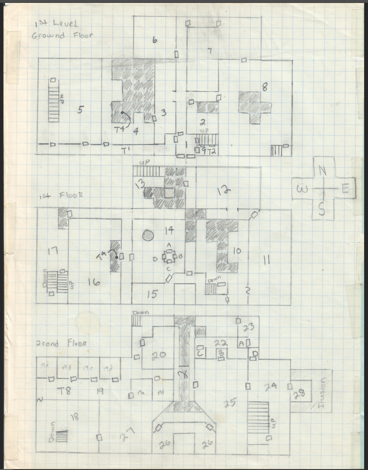 CHAmbers of Death ground, first and second floors